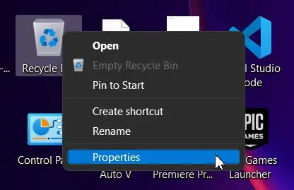 Recycle-bin-properties