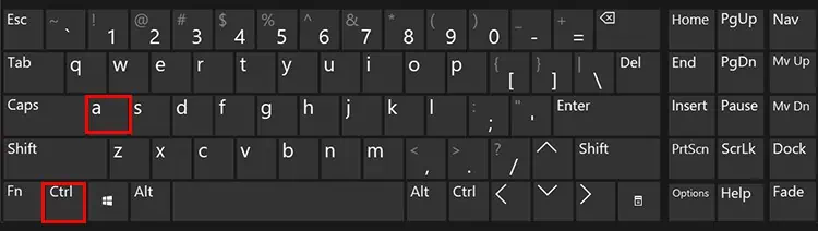 Select-All-SHortcut