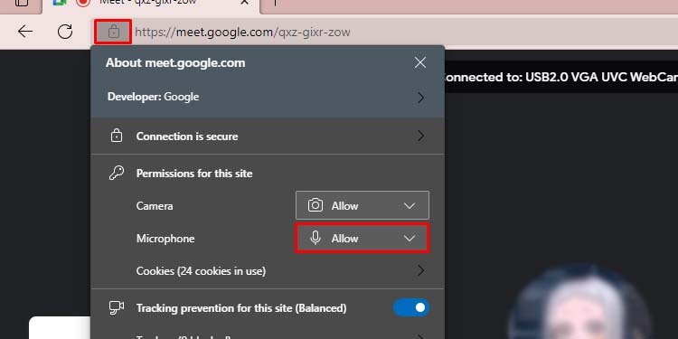 allow micrphone permission