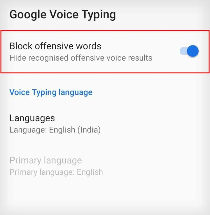Google Voice to Text Not Working? Here’s How to Fix It 30 block-offensive-words