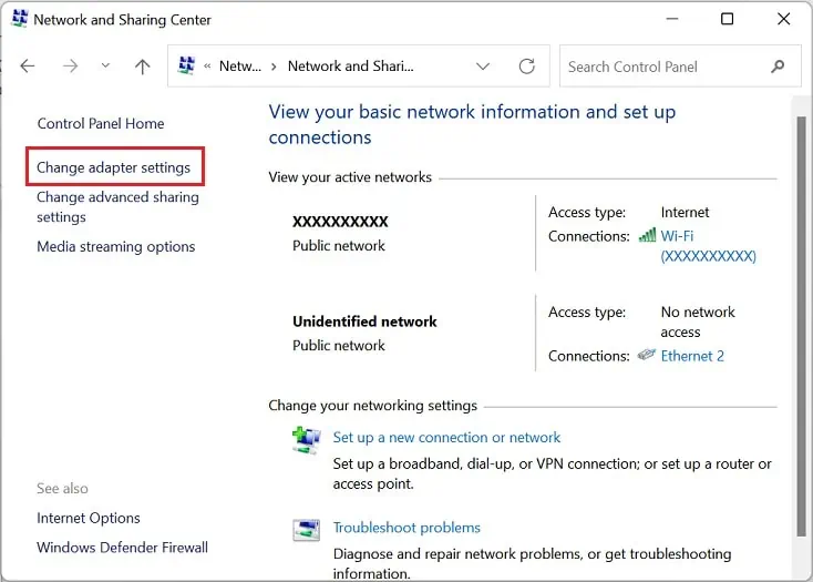 change-adapter-settings