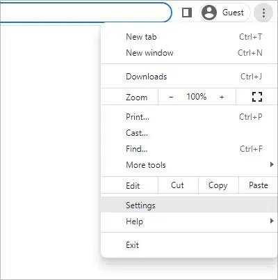 chrome-setting