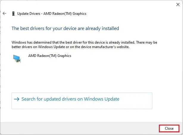 Windows Won't Boot After Update? Try These 10 Fixes 47 close-the-update-driver-dialogue-box