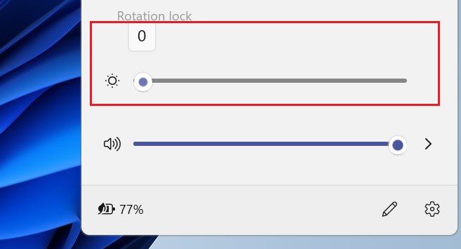 decrease brightness