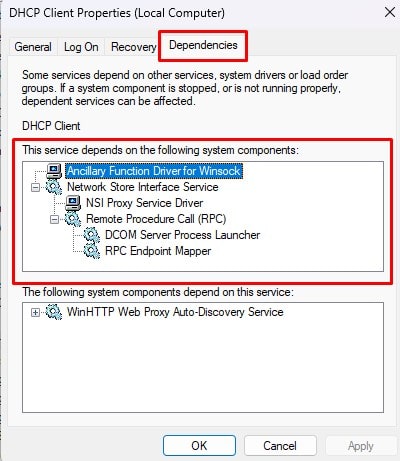 dependencies