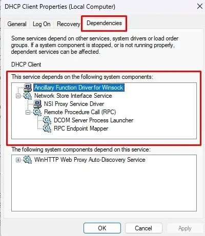 dependencies