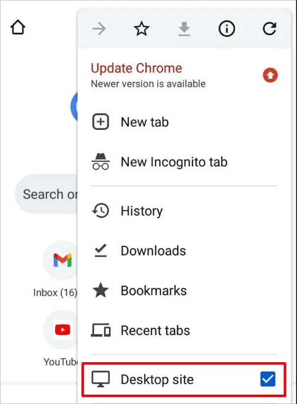Gmail Messages Are Missing? Try these 9 Ways to Fix It 73 desktop-site-enable