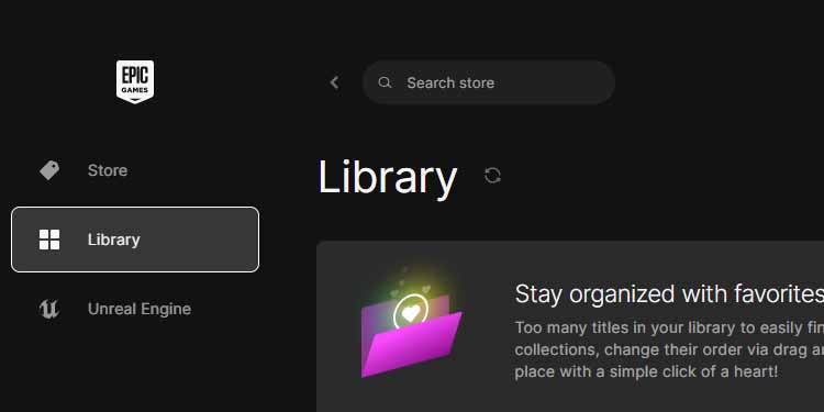 epic games library
