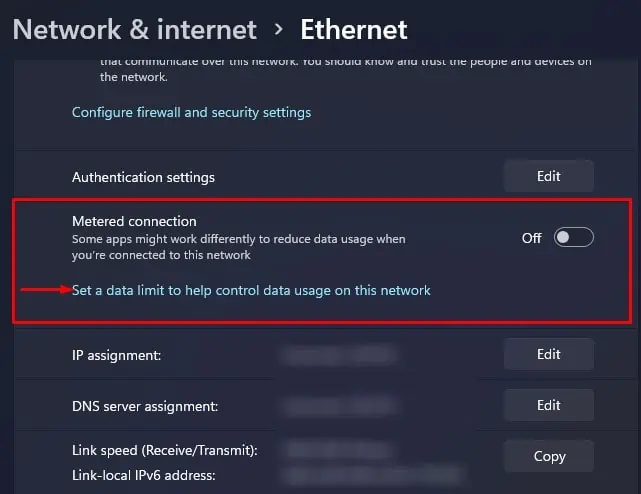 ethernet-metered-connection
