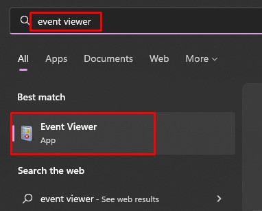 event viewer