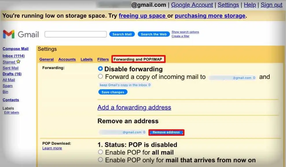 Gmail Messages Are Missing? Try these 9 Ways to Fix It 87 forwarding-and-pop