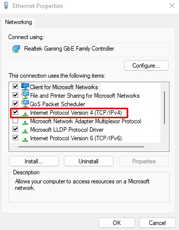 ipv4 wifi not working