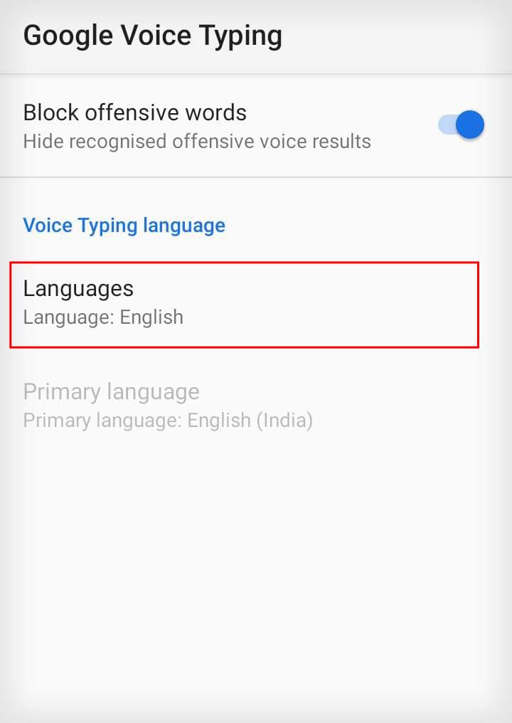 languages