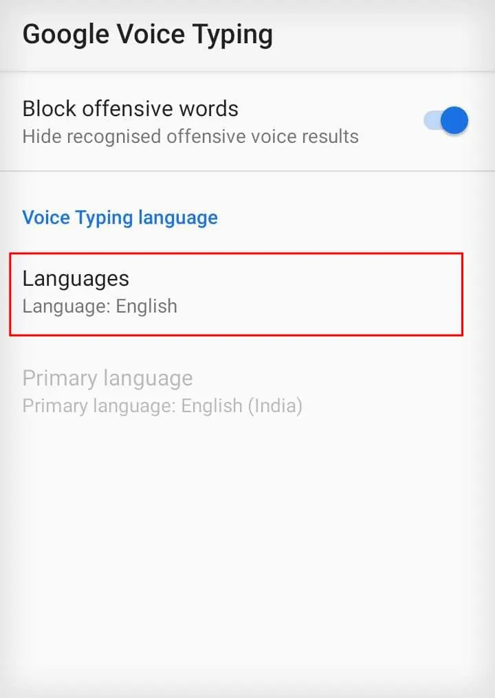 languages
