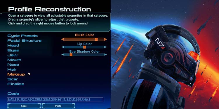 20 Best Character Customization Games 21 mass effect legendary edition creation screen