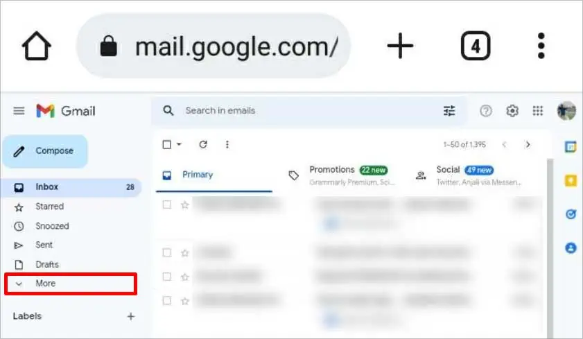 Gmail Messages Are Missing? Try these 9 Ways to Fix It 74 more-option-android