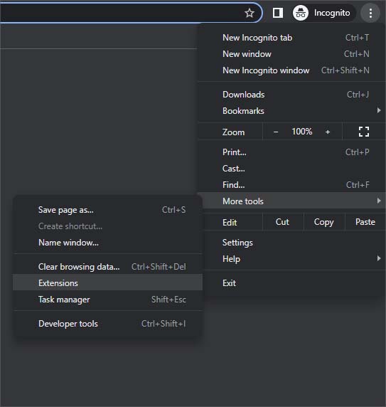 more tools extension