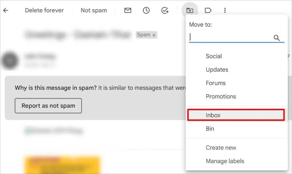 Gmail Messages Are Missing? Try these 9 Ways to Fix It 59 move-to-inbox-1024x609