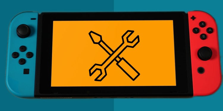nintendo switch orange screen