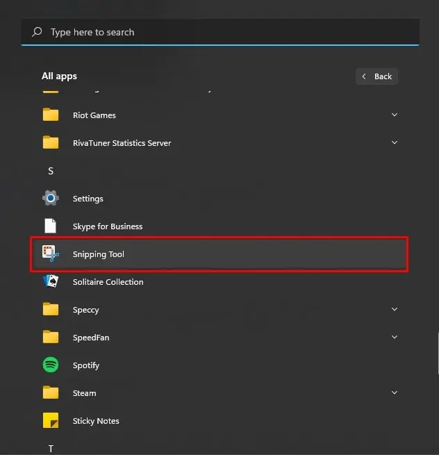 open-snipping-tool