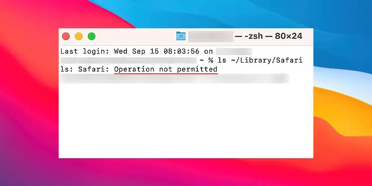 What is “Operation not permitted” Error on Mac? How to Fix It