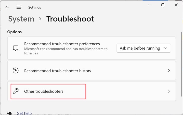 other troubleshooters