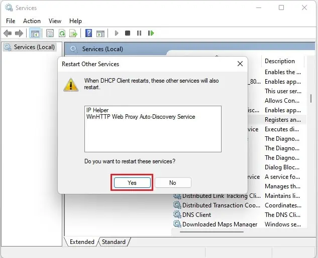 press-yes-to-restart-the-services