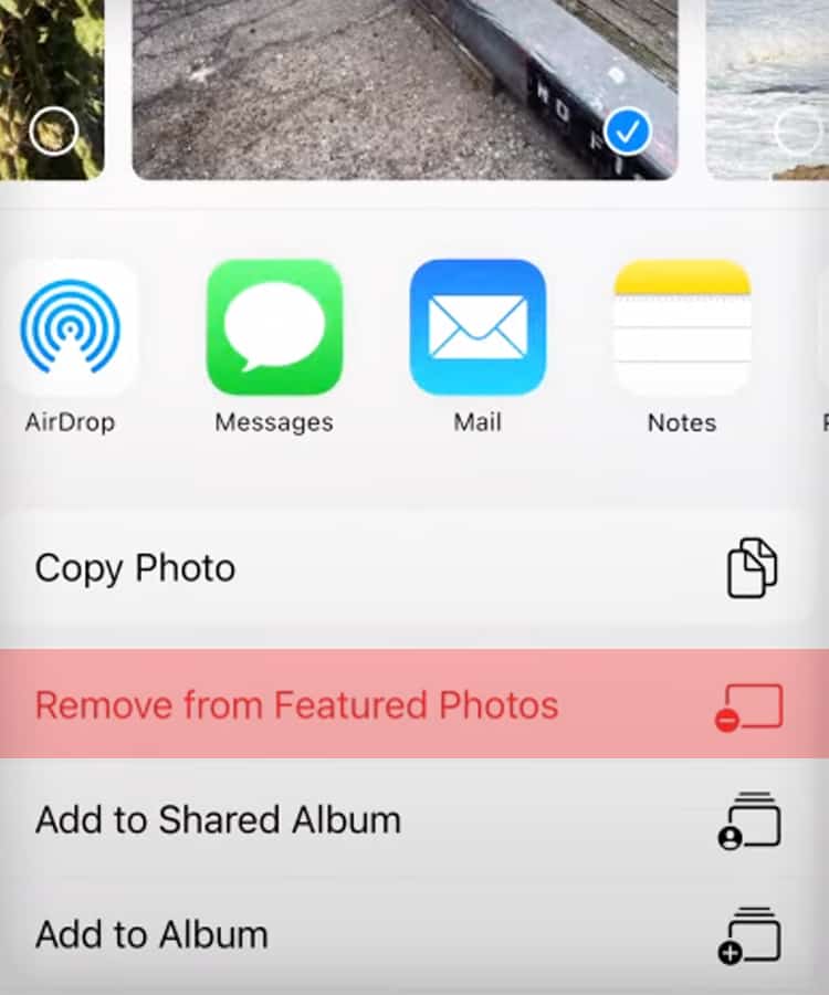 How To Change Featured Photos On IPhone - 6