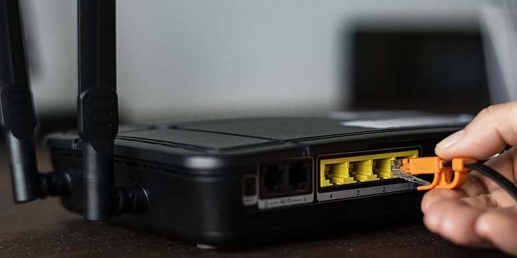 reset router