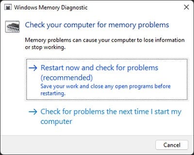 restart-now-memory-diagnostic