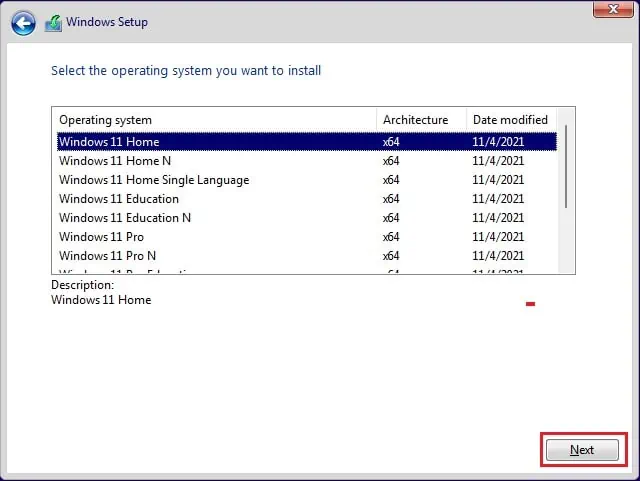 How to Partition a SSD? (Step-By-Step Guide) 57 select-os-and-hit-next