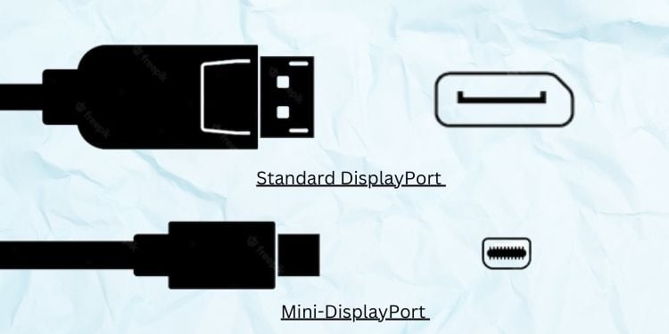 standard vs mini displayport