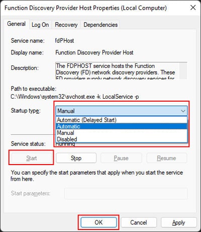 start-function-discovery-provider-host-automatic