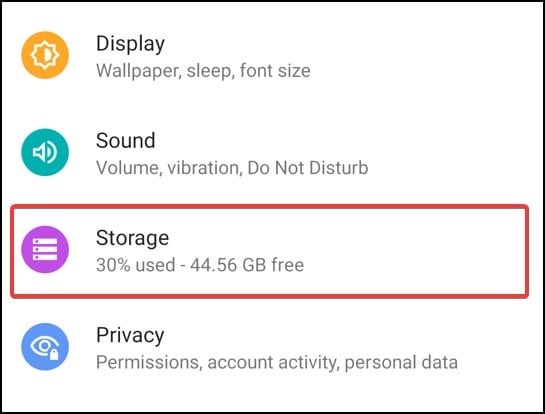 storage android