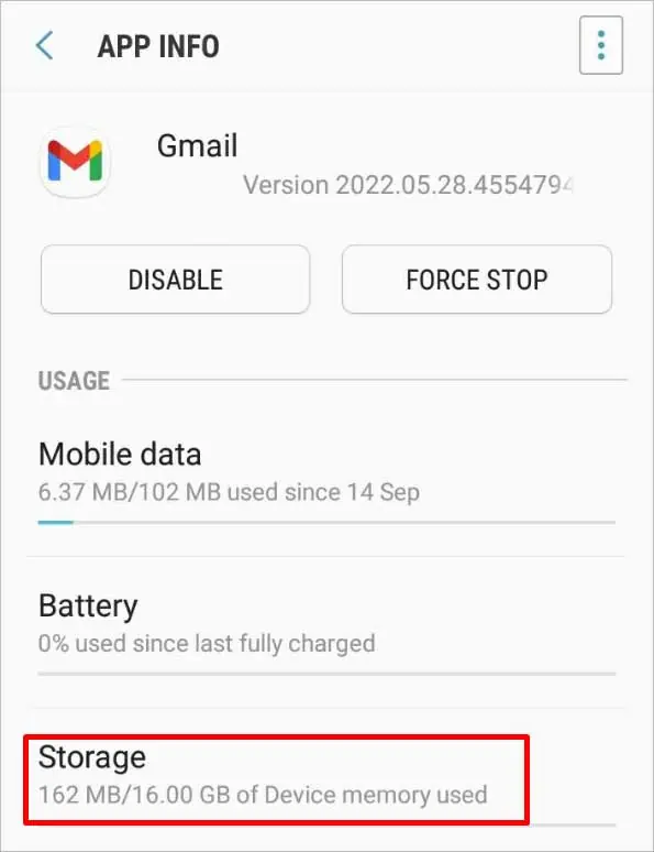 Gmail Messages Are Missing? Try these 9 Ways to Fix It 68 storage-option-android