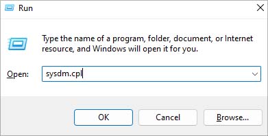 sysdm cpl