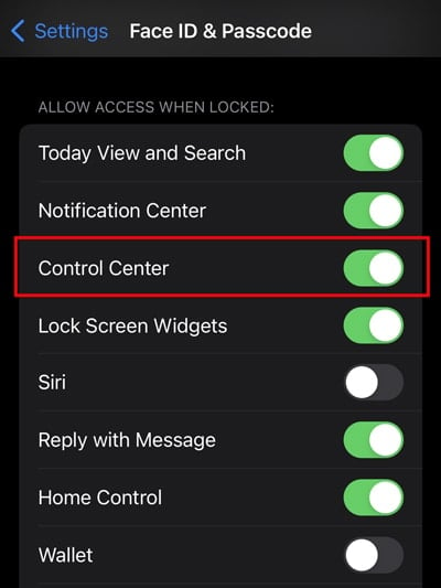 toggle-on-the-Control-Center