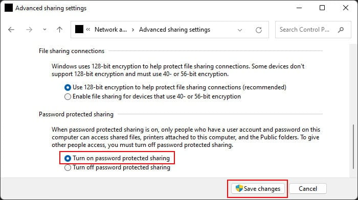 turn-on-password-protected-sharing-save-changes