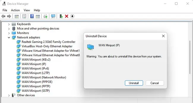 uninstall-wan-miniport-device
