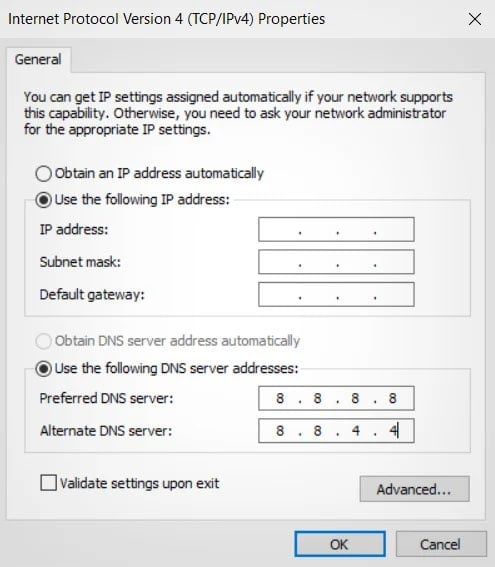 use-the-following-dns-server-addresses