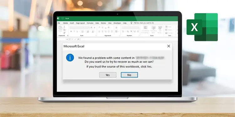 Fix: We Found a Problem with Some Content in Excel