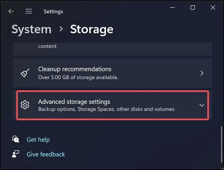 Advanced-storage-settings