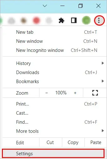 Chrome-Settings