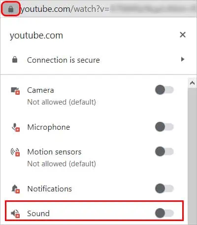 Click-Padlock-to-enable-sound-on-a-site-Chrome