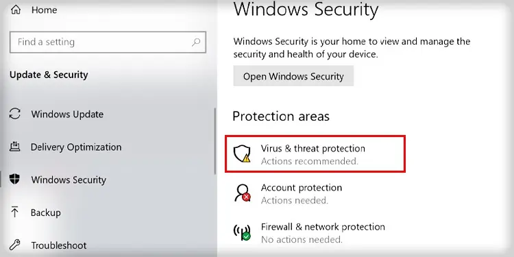 Apps Won’t Open on Windows? Here Are 6 Possible Fixes 44 Click-Virus-and-Threat-Protection.-1