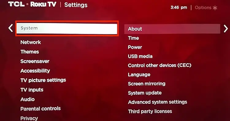 Why Does My Roku TV Keep Turning Off? How to Fix It 34 Click-on-System-1-1