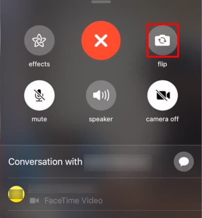 Click-on-the-flip-camera-icon