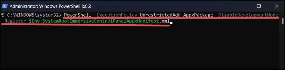 Enable-settings-app-using-powershell
