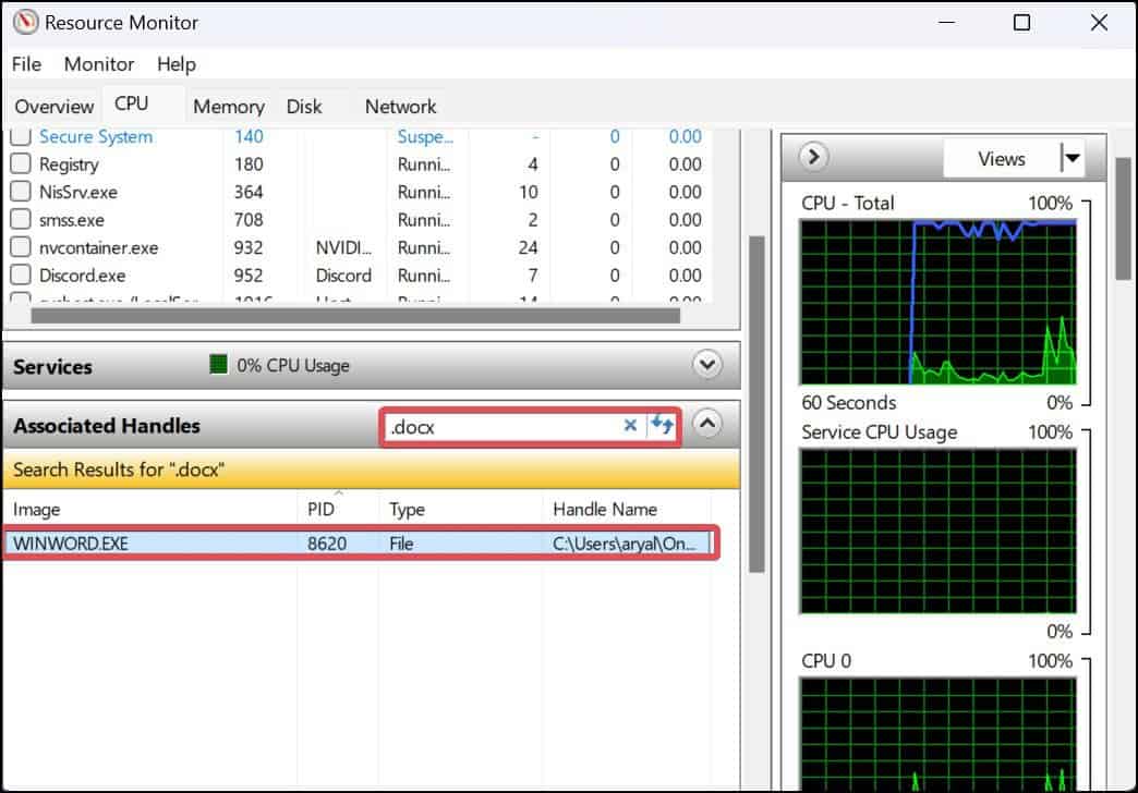File extension of the file to be deleted