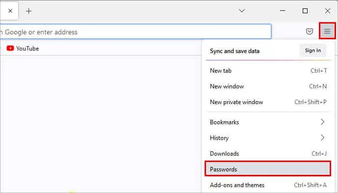 How to See Saved Passwords on Chrome 42 Firefox-Application-Menu-Passwords